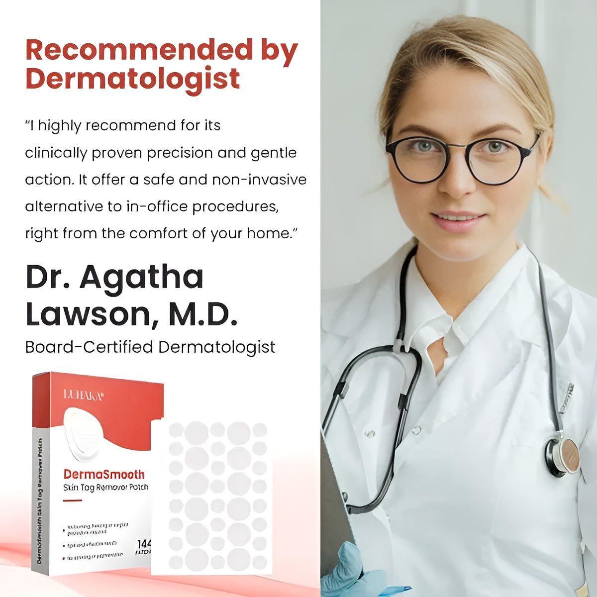 DermaSmooth - Skin Tags & Pimple Removal Patches - 72 Pieces